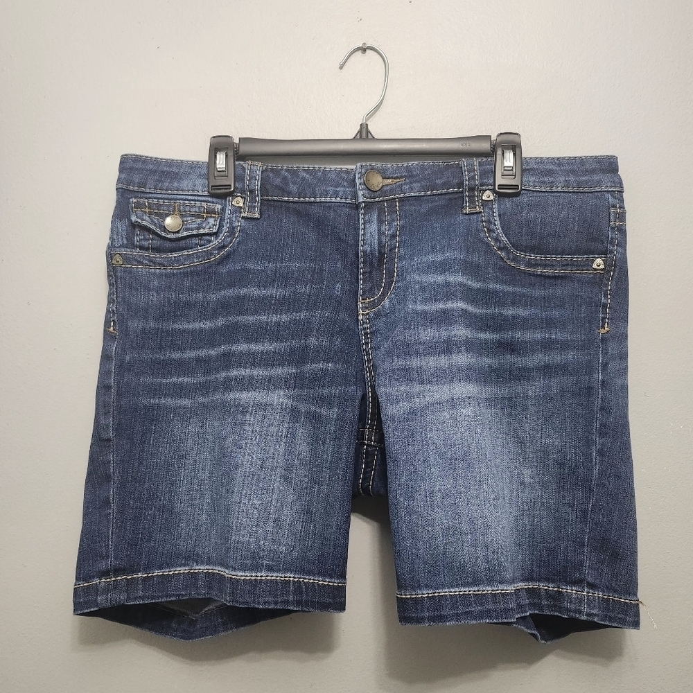 Kut Women's Natalie Denim Shorts Size 16 Blue